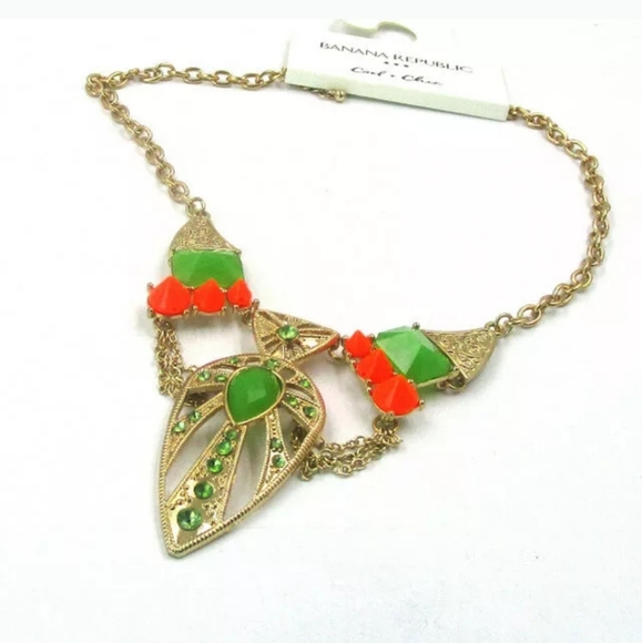 Banana Republic Jewelry - New Banana Republic Cool & Chic Rhinestone Necklace.